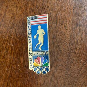 1992 Barcelona Summer Olympics Team USA enamel lapel pin